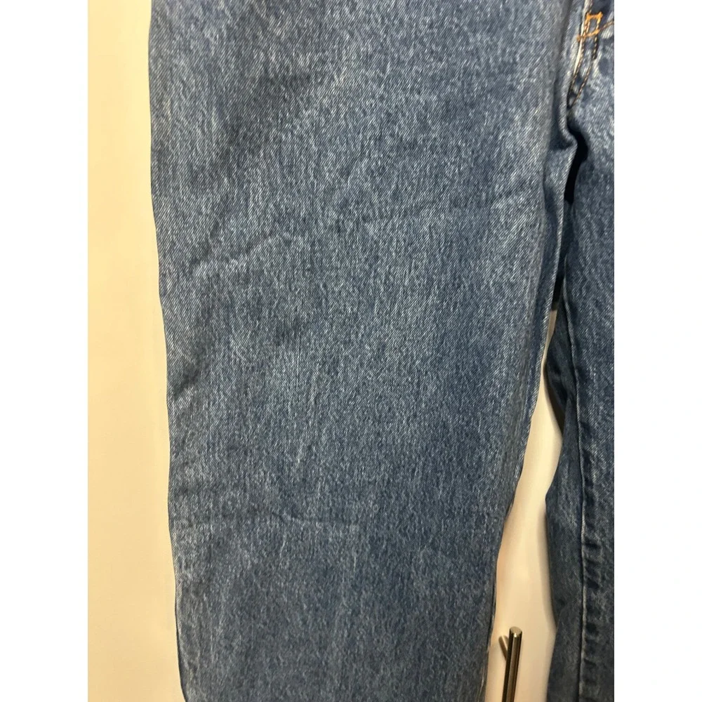 Vintage Edwin Jeans‎ Blue Denim High Waisted Straight Leg Rare Button Fly Medium